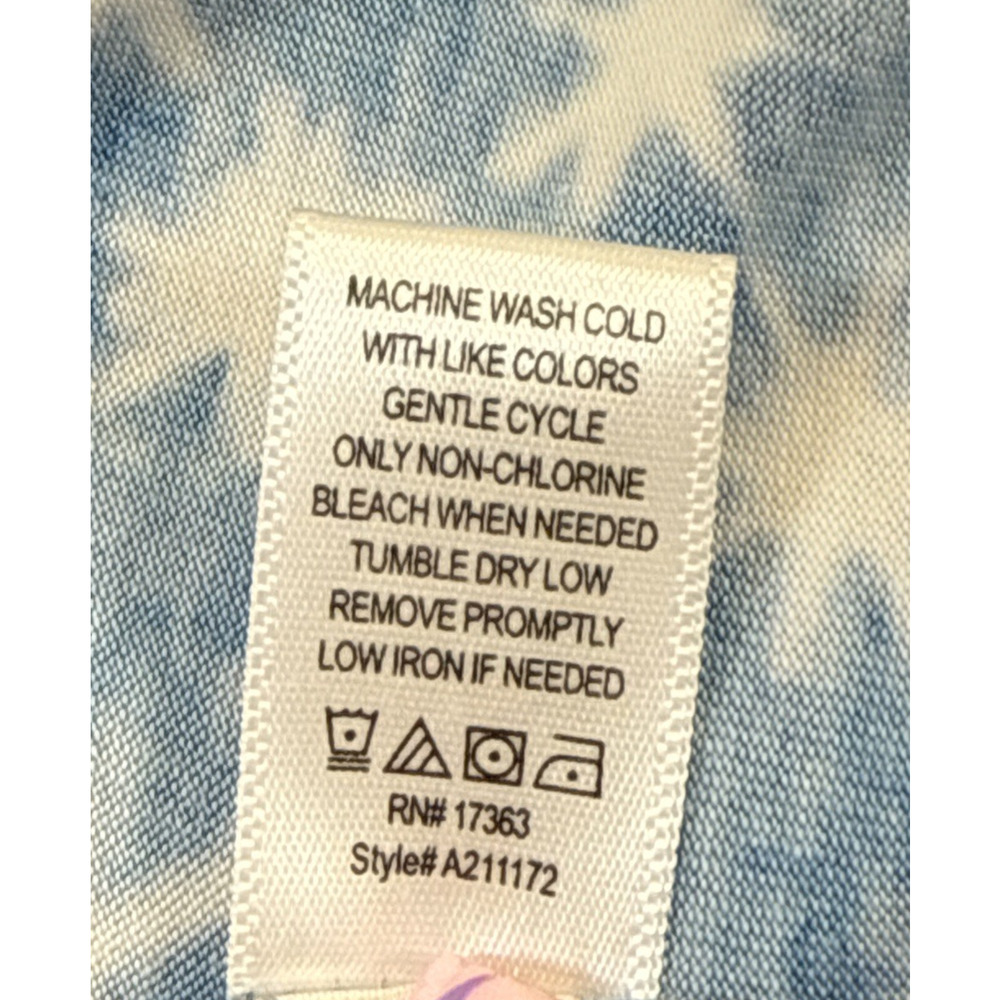 Koolaburra By Ugg Blue & White Tie-Dye Stars Sleeveless Maxi Dress Size Large - Picture 9 of 11